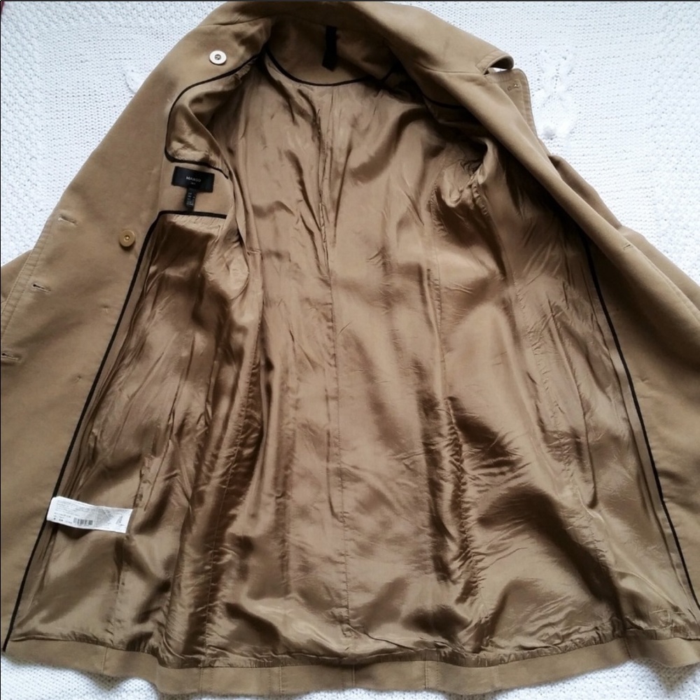 Mango Double Breasted Coat View 4